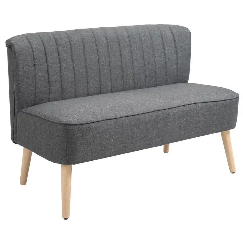 Kampanj - 2-Sitsig Soffa i Tyg Kompakt Tygsoffa 117 x 56,5 x 77 Cm